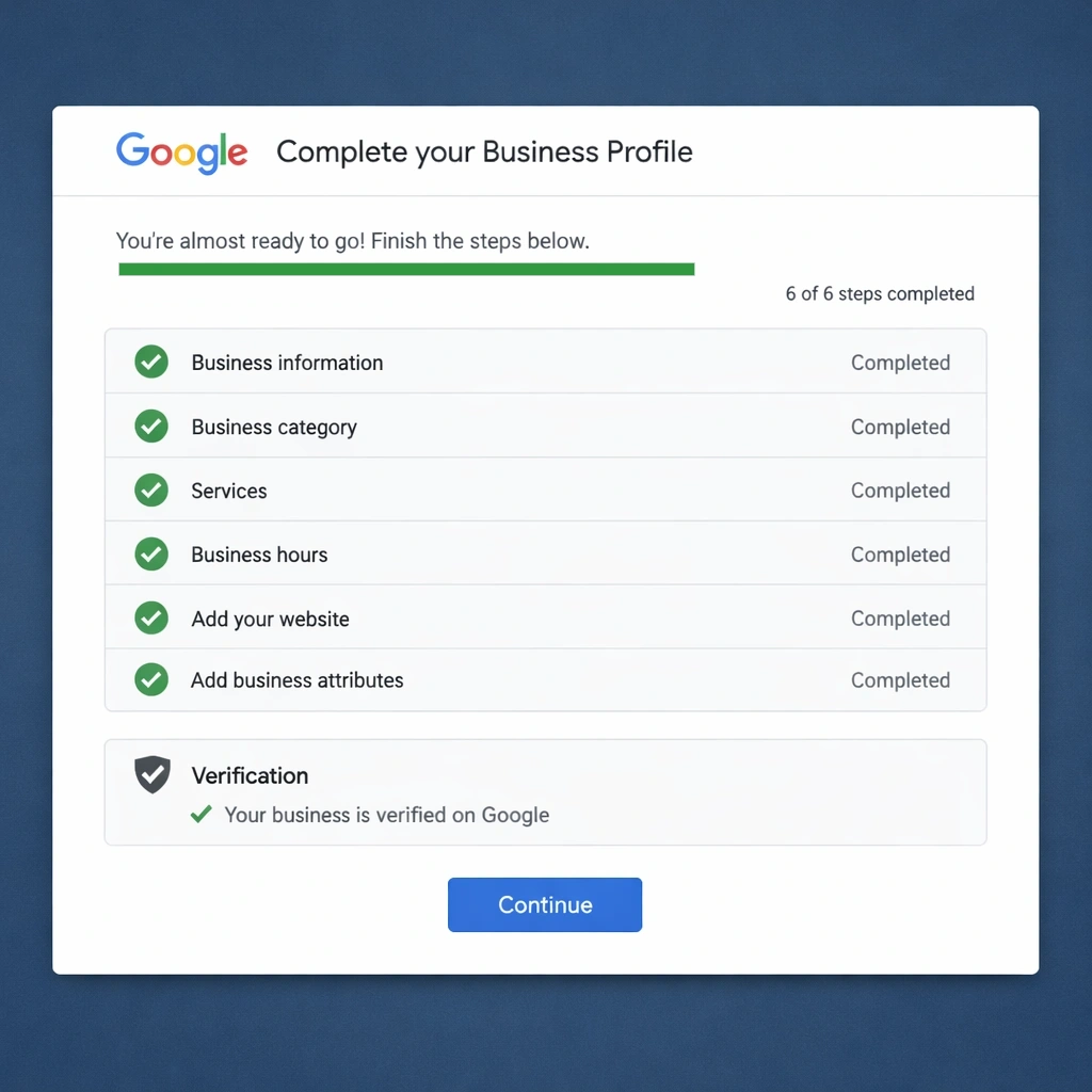 Get 100% Verified on Google